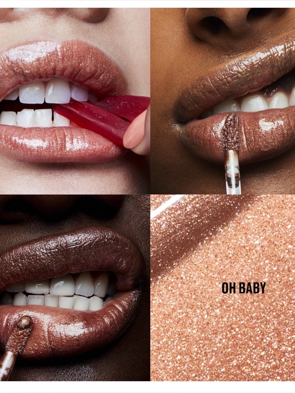 Mac lip Glass shade Oh Baby Not Used